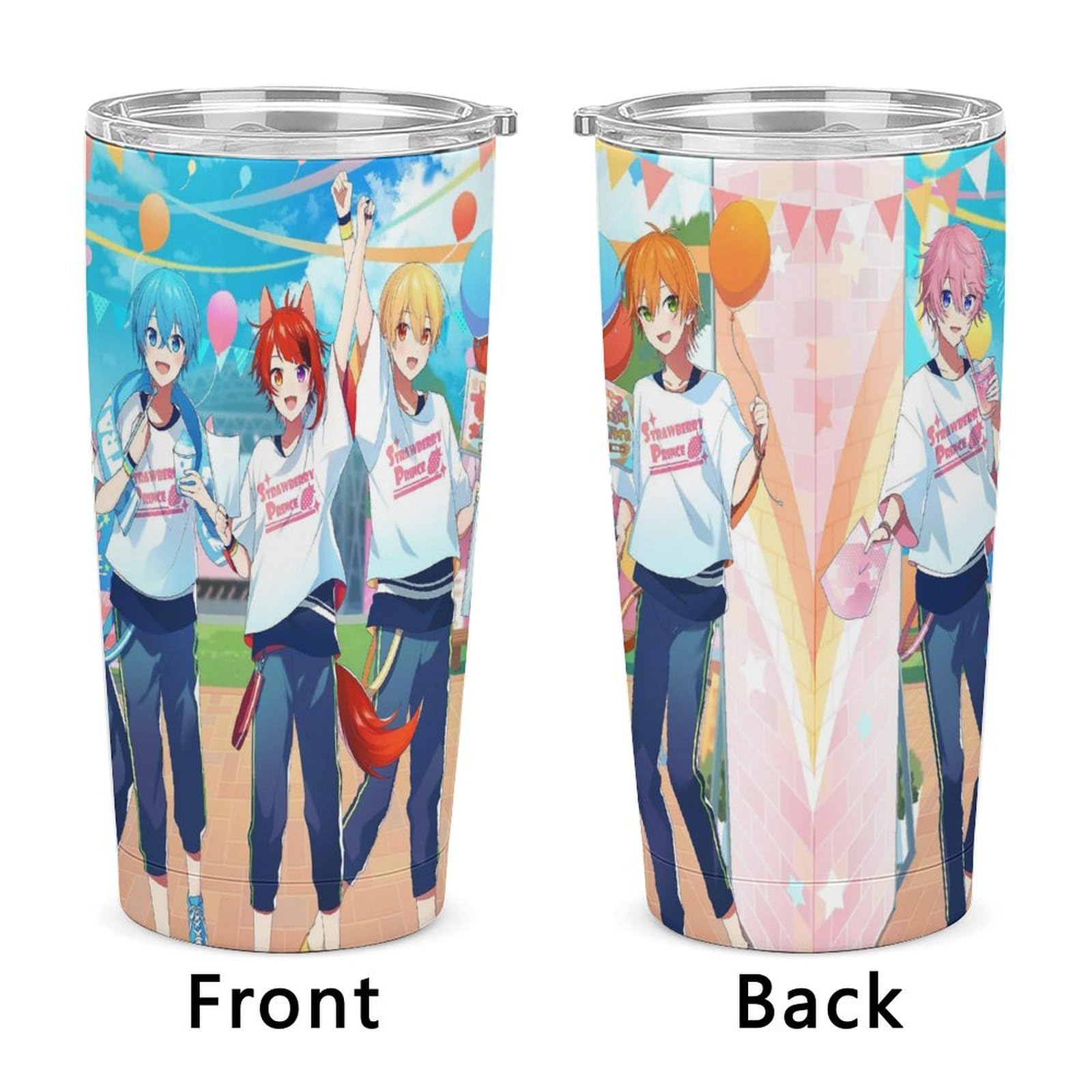 Amazon | す と ぷり 魔法瓶 タンブラー ふた付き ステンレス製 590ml